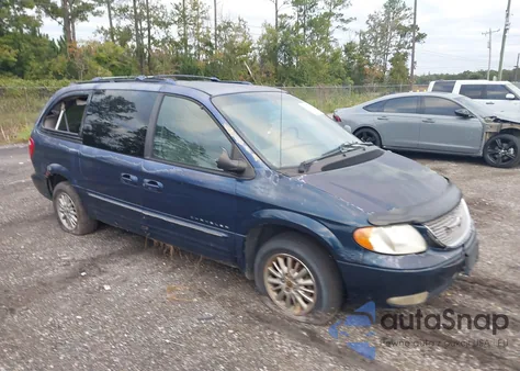 2001 Chrysler Town & Country Limited from USA, damaged, VIN 2C8GP64L81R350645